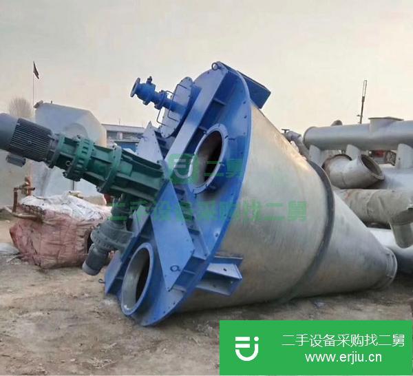 江西出售二手10立方雙/單螺旋錐形混合機