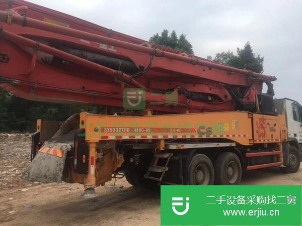 遼寧出售二手14年國(guó)四49米泵車