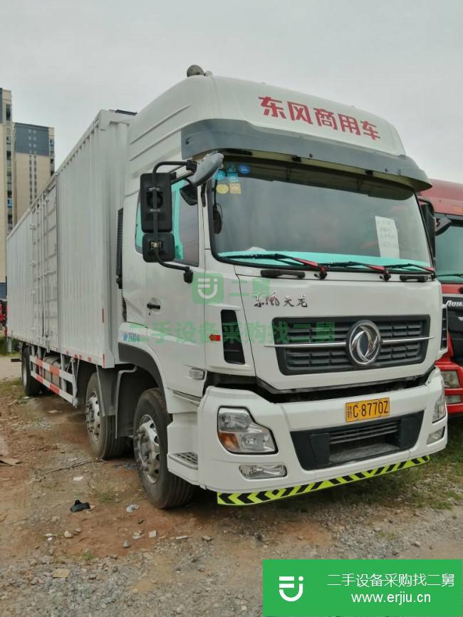 江西出售二手東風天龍廂式貨車