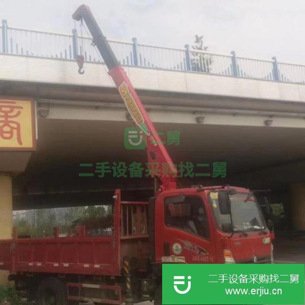 湖北出售二手三一隨車吊4噸錫柴130馬力