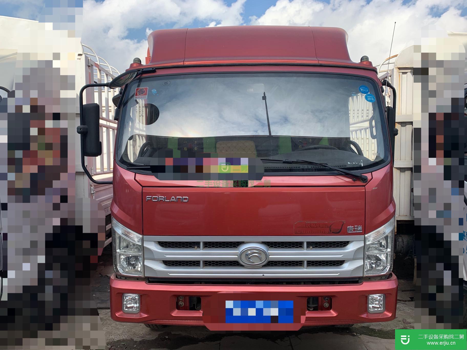 云南出售二手福田瑞沃倉柵載貨車