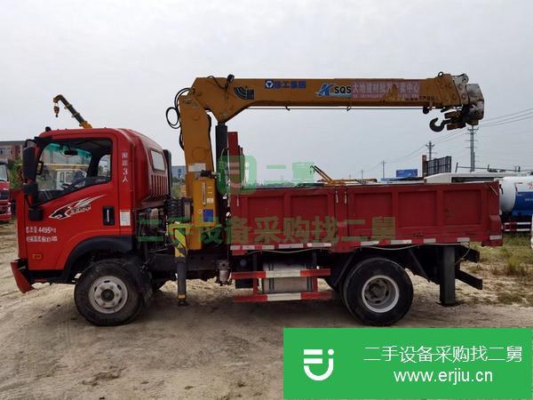 湖北出售二手徐工5噸四節臂隨車吊車