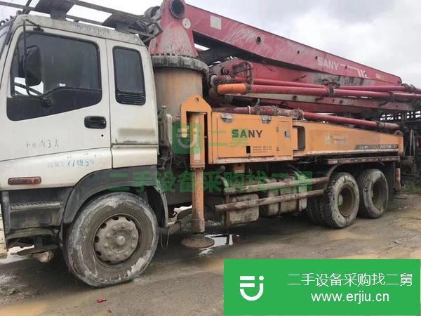 湖南出售二手三一37米泵車車況好
