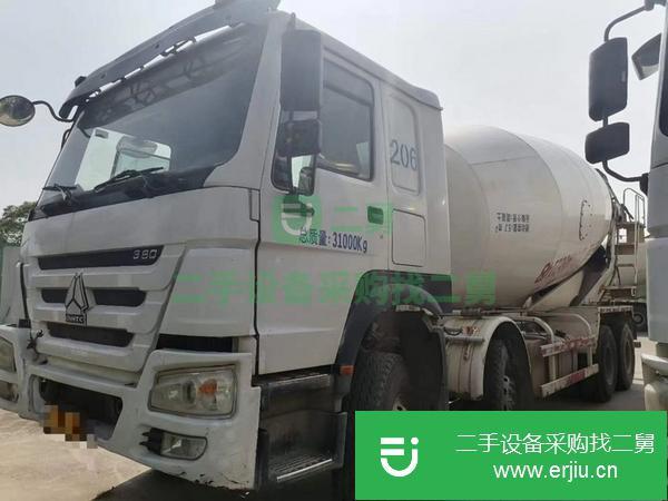 山東出售二手豪沃22方國五攪拌車