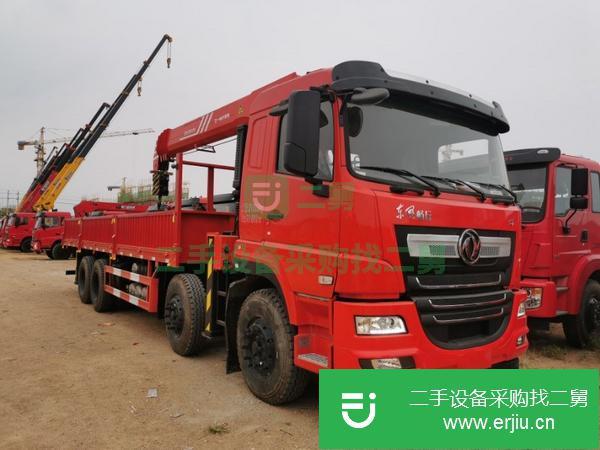 江蘇出售二手東風四軸車型三一14噸隨車吊