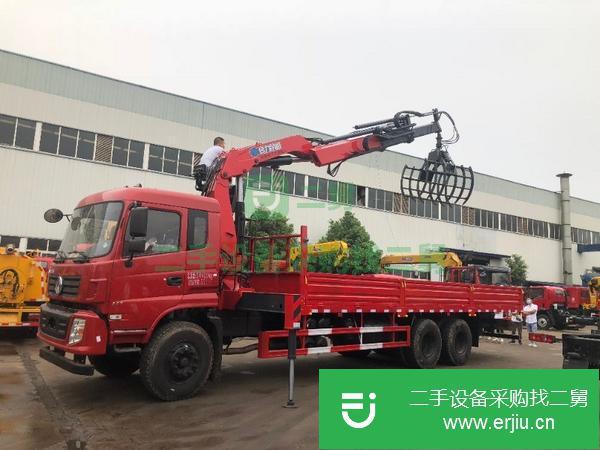 湖北出售二手三一6.3噸折臂隨車吊