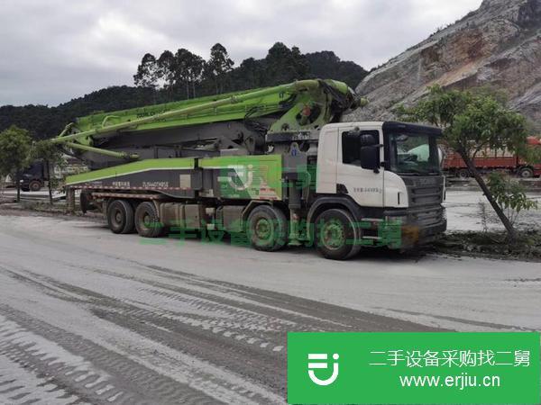 湖南出售二手中聯56米國五泵車車輛手續齊全