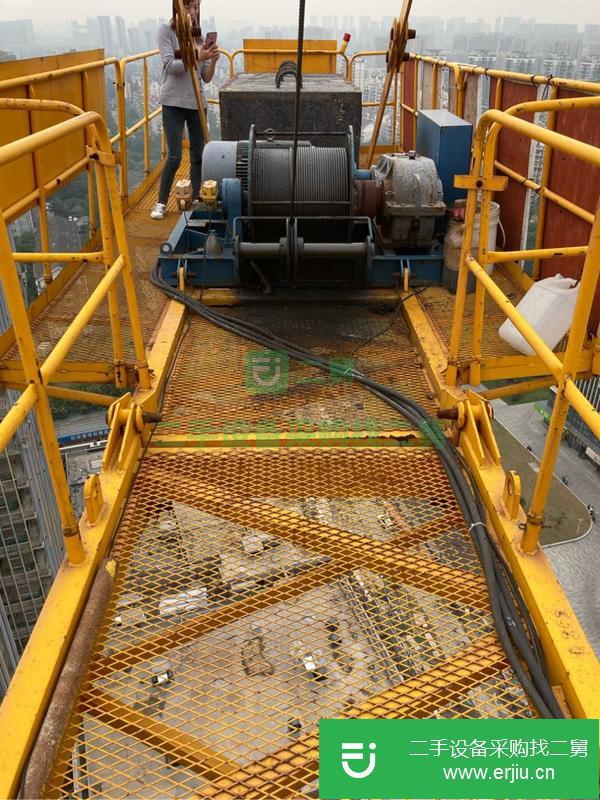 浙江出售二手19年3月的建機6010獨立高度塔吊