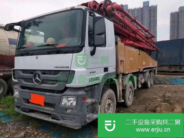 北京出售二手國(guó)五18年三一奔馳56米泵車(chē)