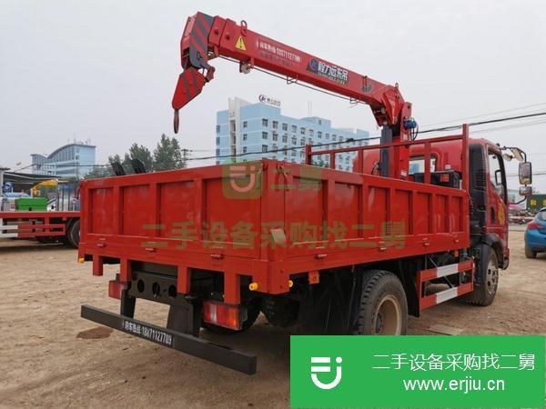 湖南出售二手豪曼3噸隨車吊云內130馬力