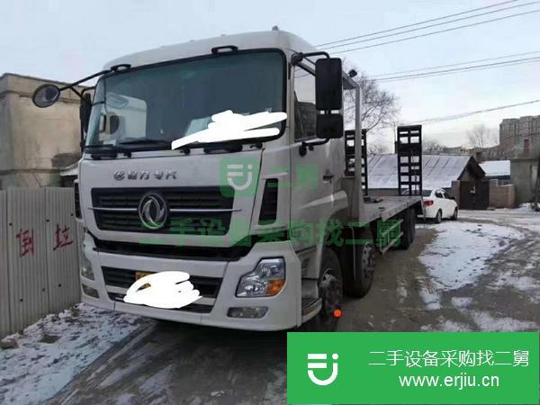 廣東出售二手前四后八挖機(jī)平板運(yùn)輸車(chē)