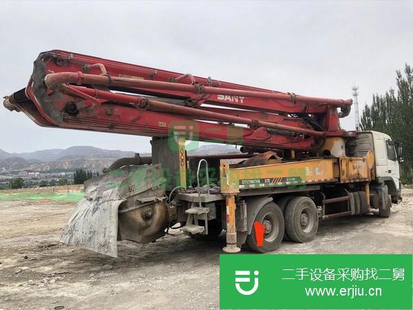天津出售二手三一重工37米泵車