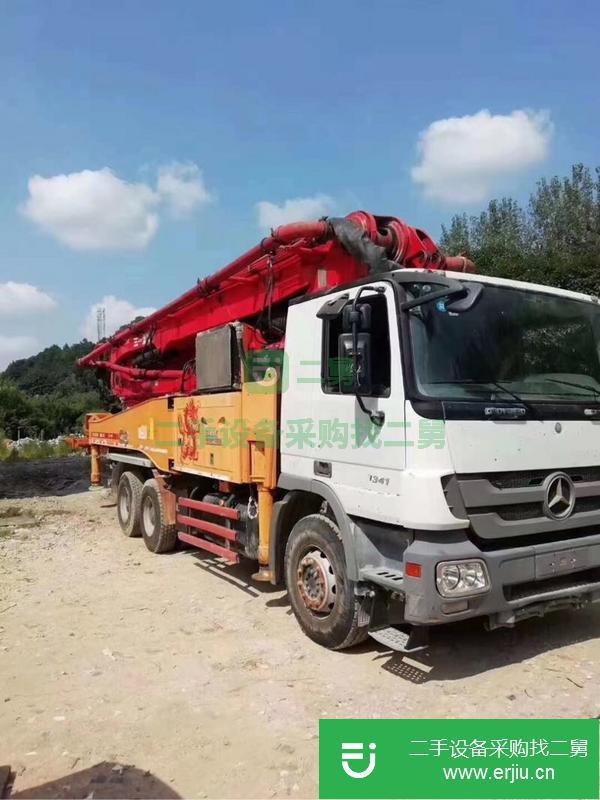 湖南出售二手奔馳國五49米泵車車況好