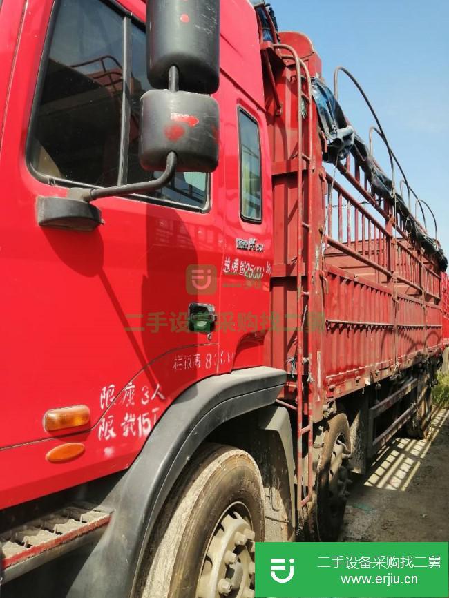 江西出售二手江淮格爾發前四后四高欄貨車