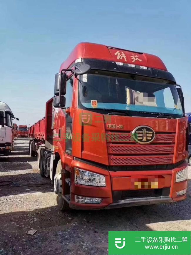 江西出售二手一汽解放半掛車