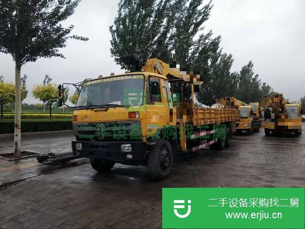 貴州出售二手12噸石煤隨車吊康明斯210發動機
