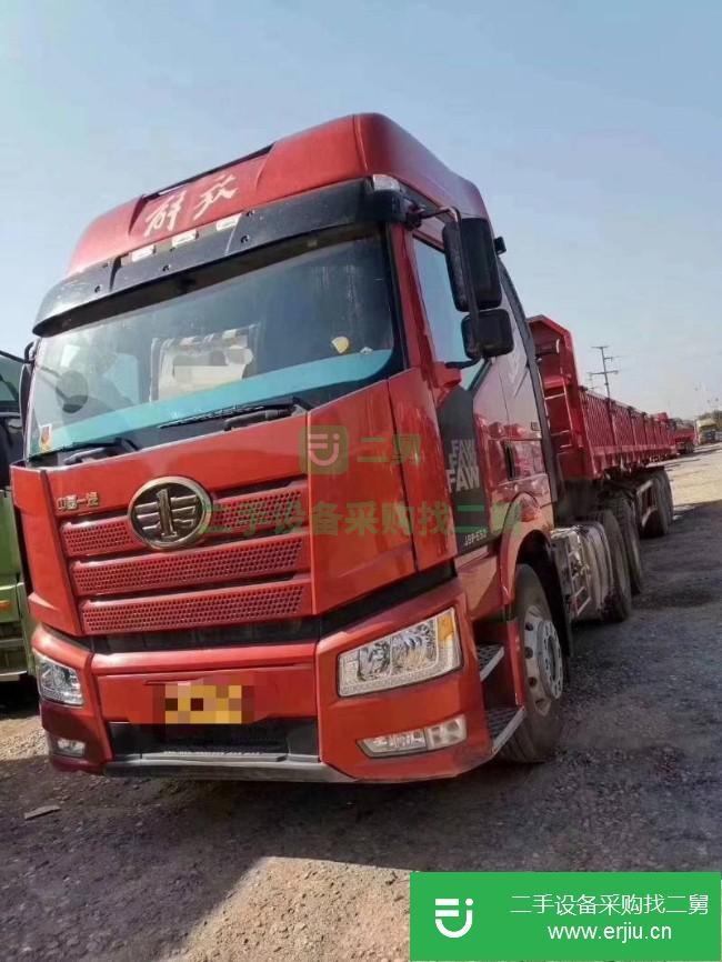 江西出售二手一汽解放半掛車