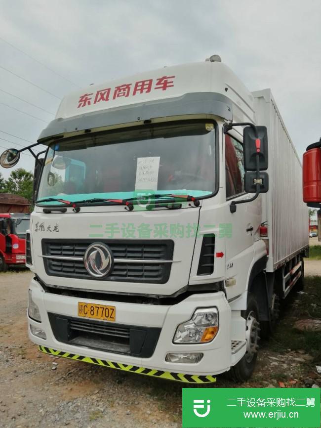 江西出售二手東風天龍廂式貨車
