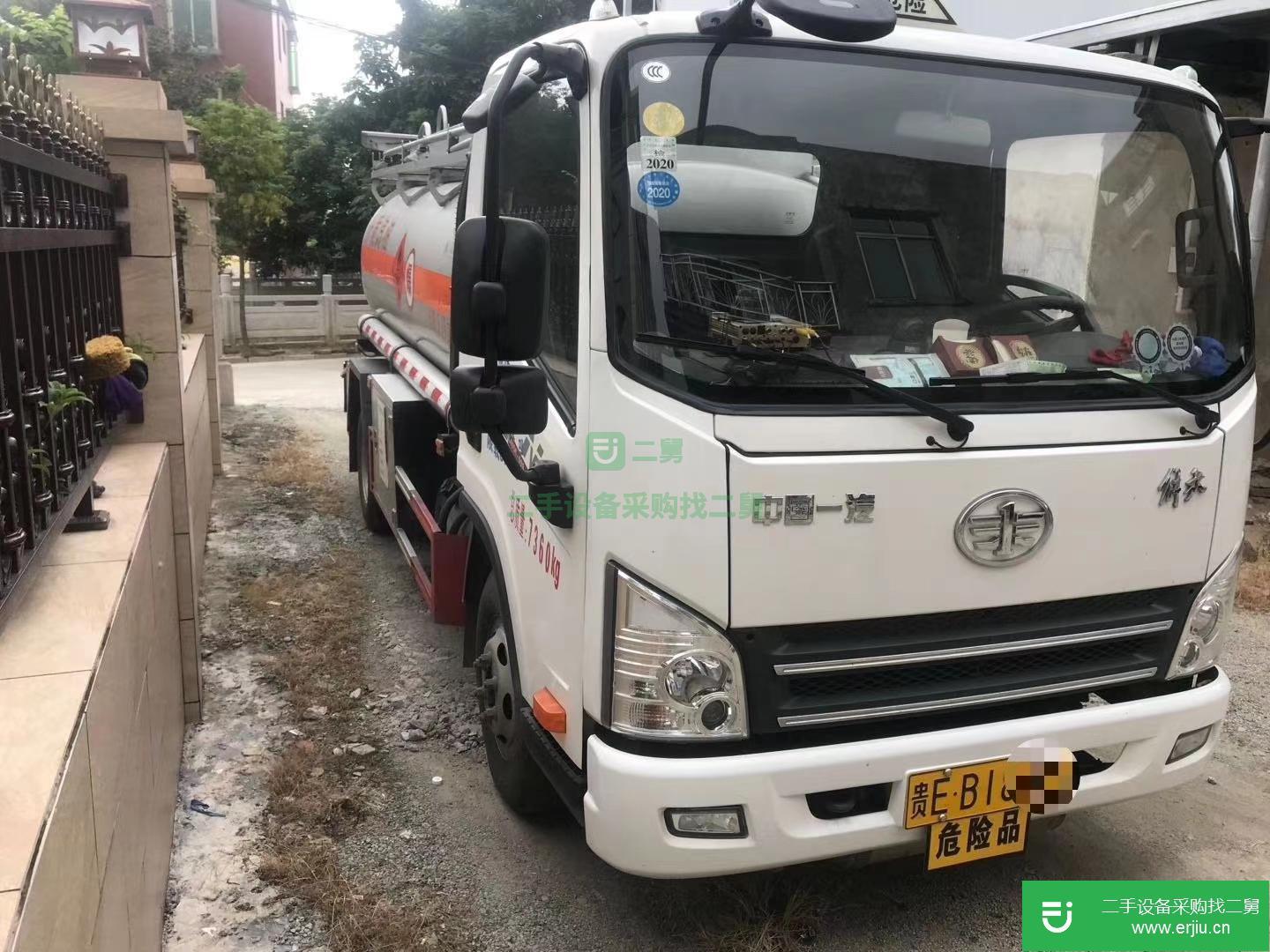 湖北出售二手5噸解放油罐車