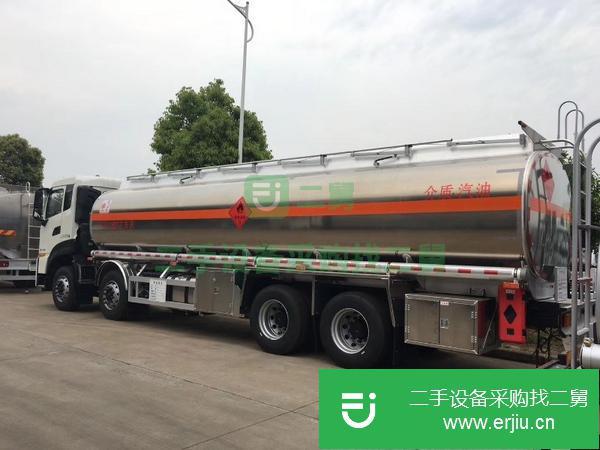 江蘇出售二手天龍四橋鋁合金國六油罐車