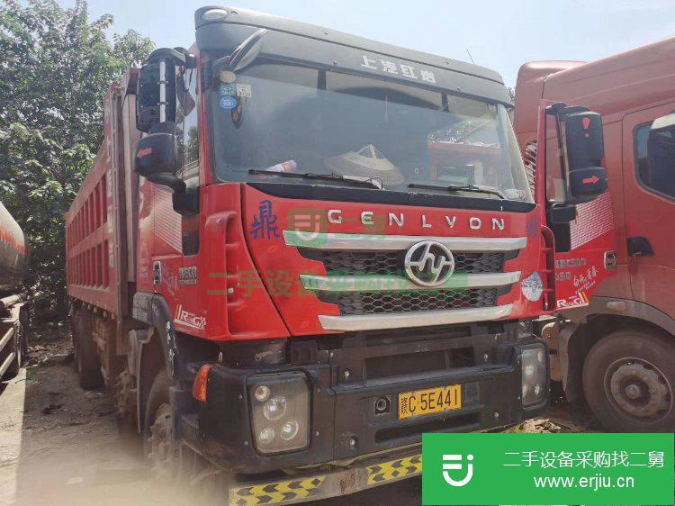 江西出售二手上汽紅巖450馬力自卸車