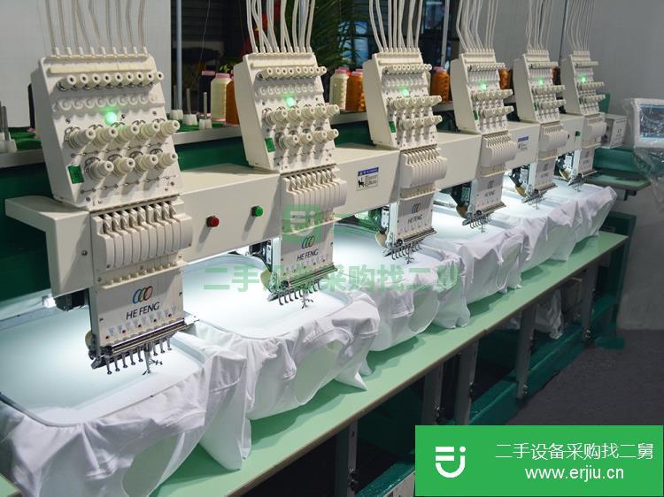 廣東出售二手6頭繡花機