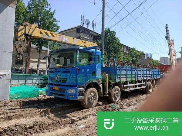 陜西出售二手國四小三軸隨車吊