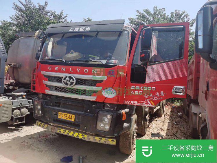 江西出售二手上汽紅巖450馬力自卸車