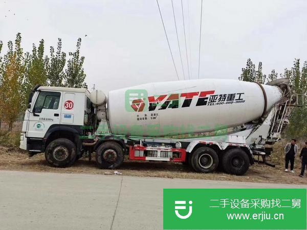 山東出售二手18年6月豪沃22方攪拌車