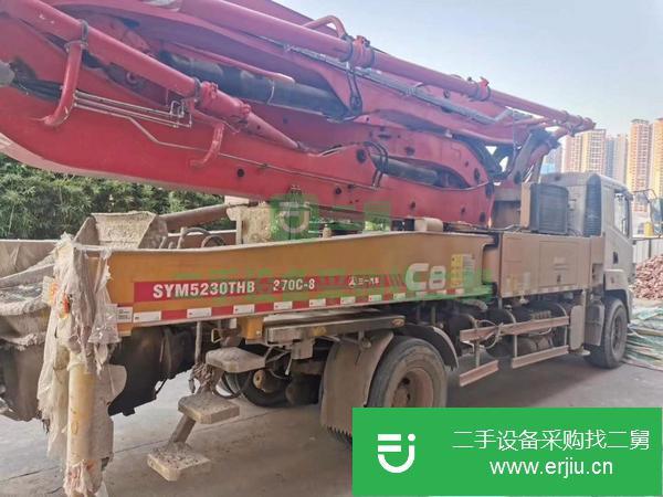 湖南出售二手三一37米泵車國五排放手續(xù)齊全