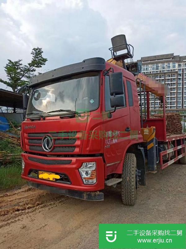 陜西出售二手徐工12噸后八輪隨車吊