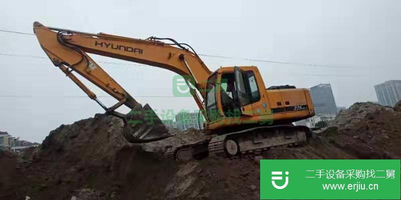 浙江出售二手現代R225-7挖掘機