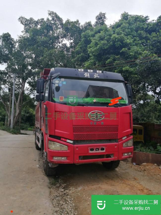 廣西出售二手一汽解放后八輪自卸車