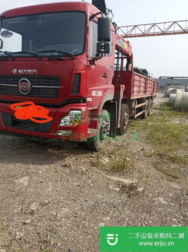 山西出售二手程力前四后八14噸300馬力隨車吊