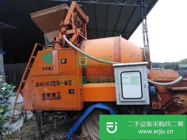 湖南出售二手攪拌機一體泵