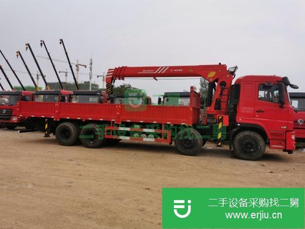 江蘇出售二手東風四軸車型三一14噸隨車吊