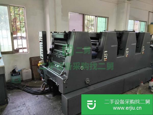 廣東出售二手海德堡GT052一4六開四色膠印機