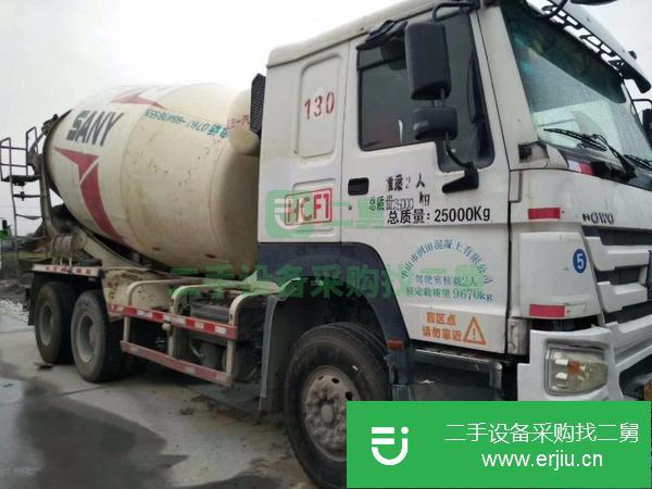 陜西出售大十二方豪沃攪拌車，三一上裝，國四排放,包提檔過戶
