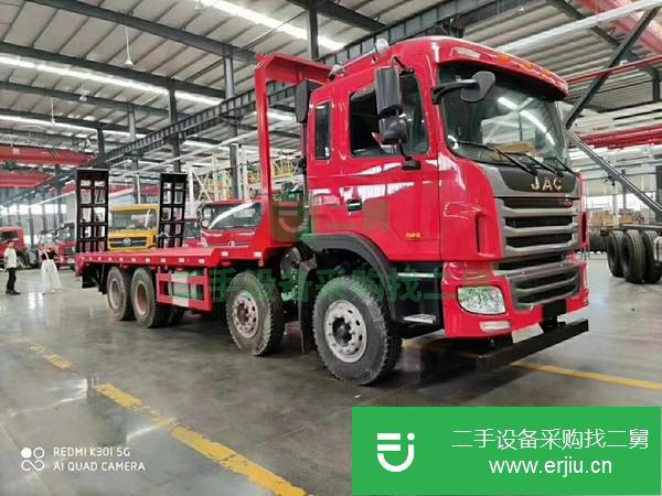 黑龍江出售二手江淮前四后八平板運輸車