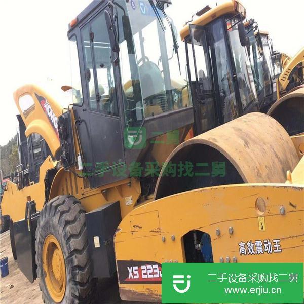 天津出售二手22噸壓路機