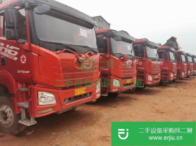 江西出售二手一汽解放前四后八自卸車