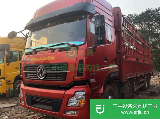 江西出售二手東風(fēng)天龍前四后八9.6米高欄載貨車