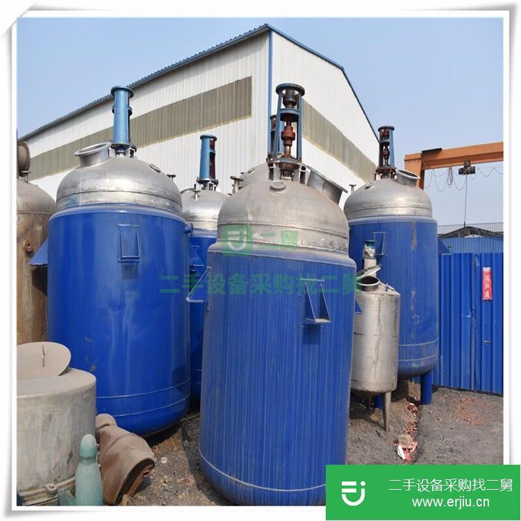 山東出售二手200L搪瓷反應釜