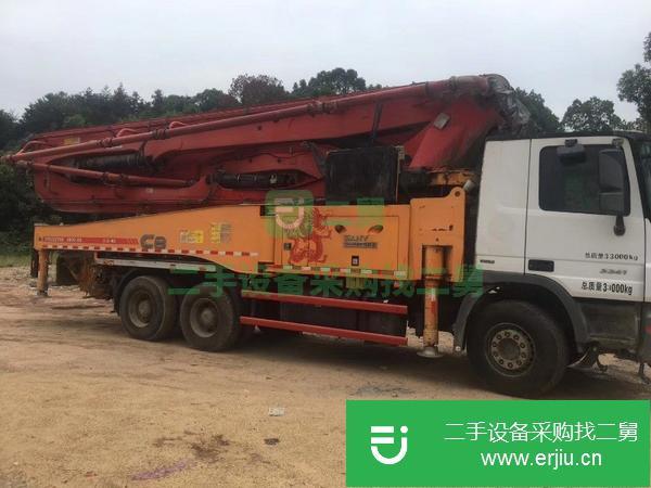 遼寧出售二手14年國(guó)四49米泵車