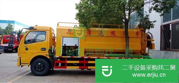湖北出售二手東風多利卡D7清洗吸污車