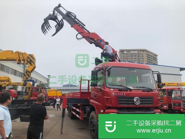 湖北出售二手三一6.3噸折臂隨車吊