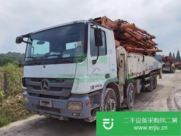 湖南出售二手奔馳52米泵車原版原車