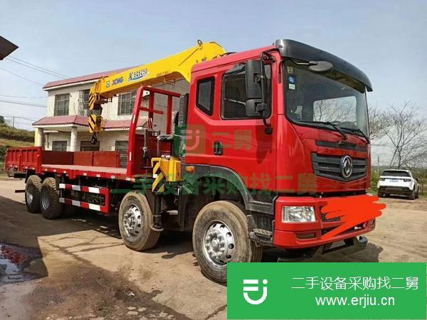 廣東出售二手16年8月8米5貨箱徐工十噸隨車吊，玉柴27O馬力