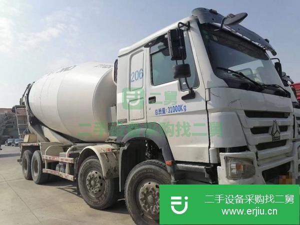 山東出售二手豪沃22方國五攪拌車