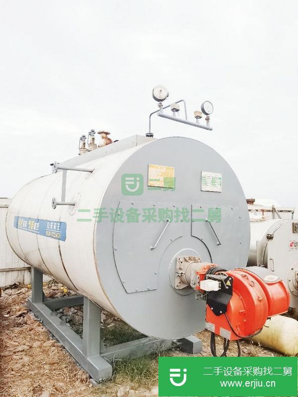 吉林出售二手兩噸燃氣燃油蒸汽鍋爐